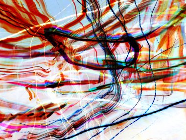 Hafif boya. Neon parıltısı. Şenlik dekorasyonu. Bulanık arkaplan. Parlak doku. Parlak desen. Poster, broşür, el ilanı ve kart için yaratıcı grafik tasarımı. Ağ, kumaş ve örtü için arkaplan.