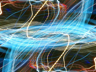 Hafif boya. Neon parıltısı. Simetri ve yansıma. Şenlik dekorasyonu. Bulanık arkaplan. Parlak doku. Parlak desen. Poster, broşür, el ilanı ve kart için yaratıcı grafik tasarımı. Ağ, kumaş ve örtü için arkaplan.