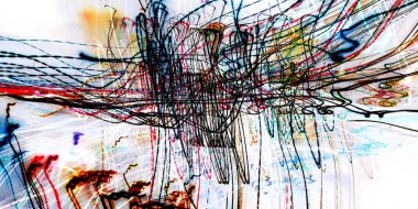 Hafif boya. Neon parıltısı. Şenlik dekorasyonu. Bulanık arkaplan. Parlak doku. Parlak desen. Poster, broşür, el ilanı ve kart için yaratıcı grafik tasarımı. Ağ, kumaş ve örtü için arkaplan.