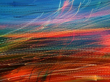 Hafif boya. Neon parıltısı. Şenlik dekorasyonu. Bulanık arkaplan. Parlak doku. Parlak desen. Poster, broşür, el ilanı ve kart için yaratıcı grafik tasarımı. Ağ, kumaş ve örtü için arkaplan.