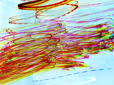 Hafif boya. Neon parıltısı. Şenlik dekorasyonu. Bulanık arkaplan. Parlak doku. Parlak desen. Poster, broşür, el ilanı ve kart için yaratıcı grafik tasarımı. Ağ, kumaş ve örtü için arkaplan.