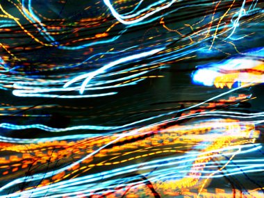 Hafif boya. Neon parıltısı. Şenlik dekorasyonu. Bulanık arkaplan. Parlak doku. Parlak desen. Poster, broşür, el ilanı ve kart için yaratıcı grafik tasarımı. Ağ, kumaş ve örtü için arkaplan.