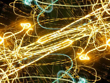 Hafif boya. Neon parıltısı. Simetri ve yansıma. Şenlik dekorasyonu. Bulanık arkaplan. Parlak doku. Parlak desen. Poster, broşür, el ilanı ve kart için yaratıcı grafik tasarımı. Ağ, kumaş ve örtü için arkaplan.