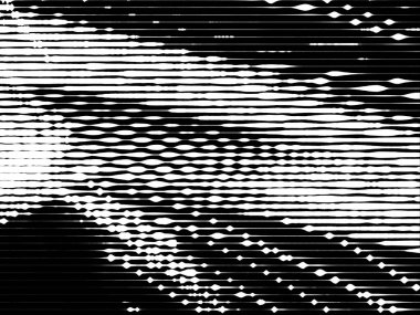 Tek renkli soyut bir arkaplan. Siyah ve beyaz desenli. Yarı renkte. Poster, broşür, broşür, broşür ve kart için yaratıcı karanlık grafik tasarımı. Ağ, kumaş ve örtü için arkaplan.