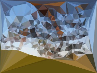 Geometrik soyut arkaplan. Üçgen desen. Renkli doku. Poster, broşür, el ilanı ve kart için yaratıcı grafik tasarımı. Eşsiz duvar kâğıdı. Ağ, kumaş ve not defteri kapağı için arkaplan.