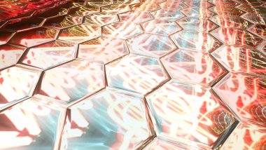 Işık efektleri. Neon parıltısı. Çok renkli soyut arkaplan. Renkli desen. Poster, broşür, el ilanı ve kart için yaratıcı grafik tasarımı. Eşsiz duvar kâğıdı. Ağ, kumaş ve not defteri kapağı için arkaplan.