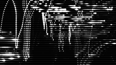 Tek renkli soyut bir arkaplan. Siyah ve beyaz desenli. Yarı renkte. Poster, broşür, broşür, broşür ve kart için yaratıcı karanlık grafik tasarımı. Ağ, kumaş ve örtü için arkaplan.