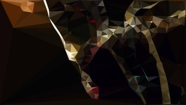 Geometrik soyut arkaplan. Üçgen desen. Renkli doku. Poster, broşür, el ilanı ve kart için yaratıcı grafik tasarımı. Eşsiz duvar kâğıdı. Ağ, kumaş ve not defteri kapağı için arkaplan.