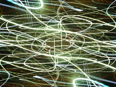 Hafif boya. Neon parıltısı. Simetri ve yansıma. Şenlik dekorasyonu. Bulanık arkaplan. Parlak doku. Parlak desen. Poster, broşür, el ilanı ve kart için yaratıcı grafik tasarımı. Ağ, kumaş ve örtü için arkaplan.