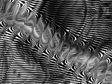 Tek renkli soyut bir arkaplan. Siyah ve beyaz desenli. Yarı renkte. Poster, broşür, broşür, broşür ve kart için yaratıcı karanlık grafik tasarımı. Ağ, kumaş ve örtü için arkaplan.