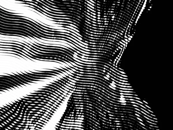 Monochrome abstract background. Black and white pattern. Halftone texture. Creative dark graphic design for poster, brochure, flyer and card. Backdrop for web, fabric and cover.