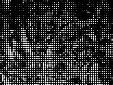 Tek renkli soyut bir arkaplan. Siyah ve beyaz desenli. Yarı renkte. Poster, broşür, broşür, broşür ve kart için yaratıcı karanlık grafik tasarımı. Ağ, kumaş ve örtü için arkaplan.