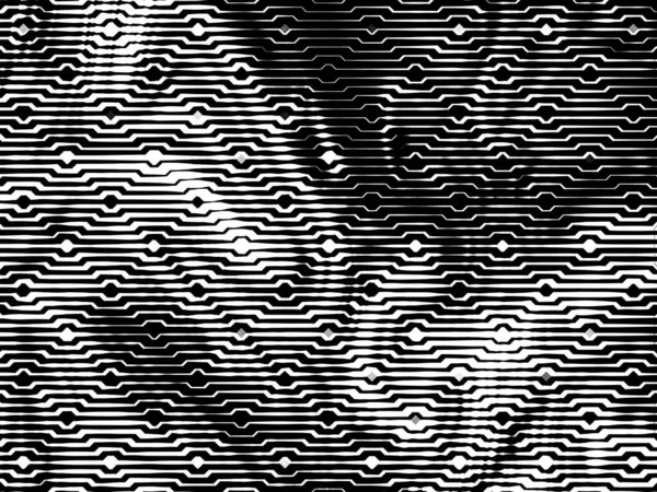 Monochrome abstract background. Black and white pattern. Halftone texture. Creative dark graphic design for poster, brochure, flyer and card. Backdrop for web, fabric and cover.