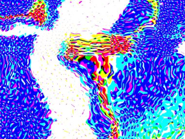 Dijital soyut arkaplan. Renkli desen. Dijital çizim. Poster, broşür, el ilanı ve kart için yaratıcı grafik tasarımı. Eşsiz duvar kâğıdı. Ağ, kumaş ve not defteri kapağı için arkaplan.