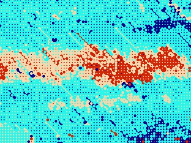 Dijital efektler. Çok renkli soyut arkaplan. Renkli desen. Poster, broşür, el ilanı ve kart için yaratıcı grafik tasarımı. Eşsiz duvar kâğıdı. Ağ, kumaş ve not defteri kapağı için arkaplan.