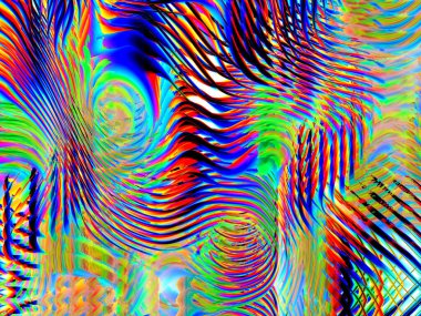 Çok renkli soyut arkaplan. Renkli desen. Dijital efektler. Poster, broşür, el ilanı ve kart için yaratıcı grafik tasarımı. Eşsiz duvar kâğıdı. Ağ, kumaş ve not defteri kapağı için arkaplan.