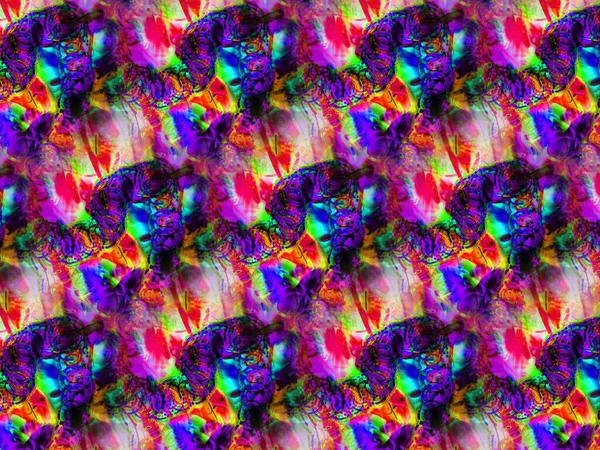 Flerfarget Abstrakt Bakgrunn Lyseffekter Geometrisk Struktur Fargerik Mønster Kreativ Grafisk – stockfoto