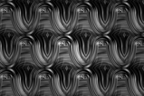 Monochrome Abstracte Achtergrond Zwart Wit Patroon Halftone Textuur Creatief Donker — Stockfoto