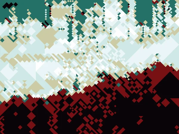 多色抽象的な背景 カラフルなパターン デジタル効果 ポスター パンフレット チラシ カードのための創造的なグラフィックデザイン ユニークな壁紙 Web ファブリック — ストック写真