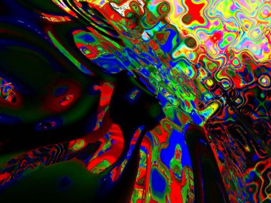 Çok renkli soyut arkaplan. Renkli desen. Dijital efektler. Poster, broşür, el ilanı ve kart için yaratıcı grafik tasarımı. Eşsiz duvar kâğıdı. Ağ, kumaş ve not defteri kapağı için arkaplan.