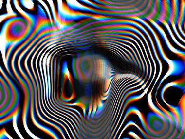 Dijital soyut arkaplan. Renkli desen. Dijital çizim. Poster, broşür, el ilanı ve kart için yaratıcı grafik tasarımı. Eşsiz duvar kâğıdı. Ağ, kumaş ve not defteri kapağı için arkaplan.