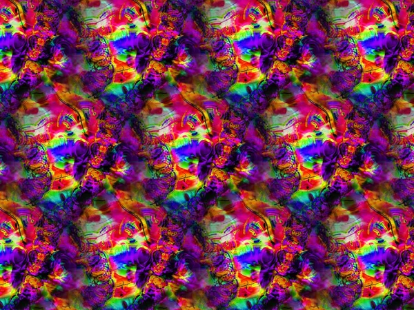 Fond Abstrait Multicolore Effets Lumière Texture Géométrique Modèle Coloré Conception — Photo