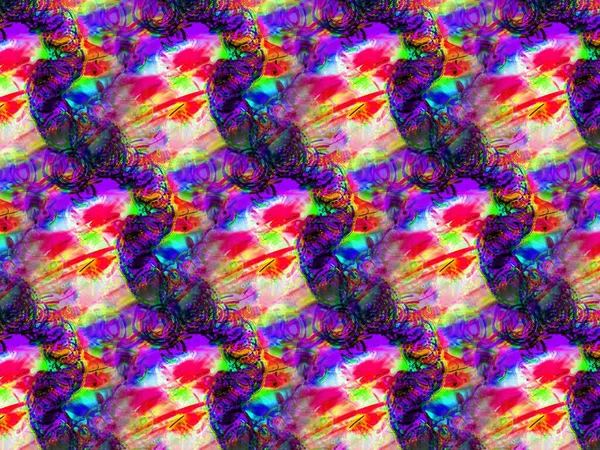 Sfondo Astratto Multicolore Effetti Luce Struttura Geometrica Modello Colorato Grafica — Foto Stock