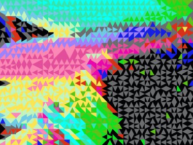 Dijital efektler. Çok renkli soyut arkaplan. Renkli desen. Poster, broşür, el ilanı ve kart için yaratıcı grafik tasarımı. Eşsiz duvar kâğıdı. Ağ, kumaş ve not defteri kapağı için arkaplan.