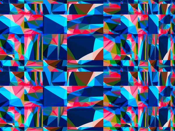 Digitális Effektek Multicolor Absztrakt Háttér Színes Minta Kreatív Grafikai Tervezés — Stock Fotó