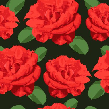 Çiçeklerle kusursuz desen