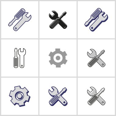 tasarım öğeleri koleksiyonu.