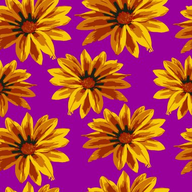 Çiçeklerle kusursuz desen