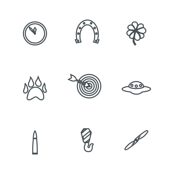 Set of linear icons — Stock Vector