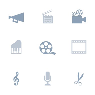 Video ve müzik Icon set