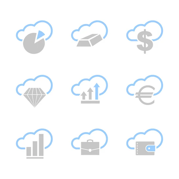 Business  icons set — Stock Vector