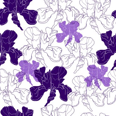 Çiçeklerle kusursuz desen