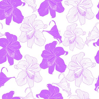 Çiçeklerle kusursuz desen