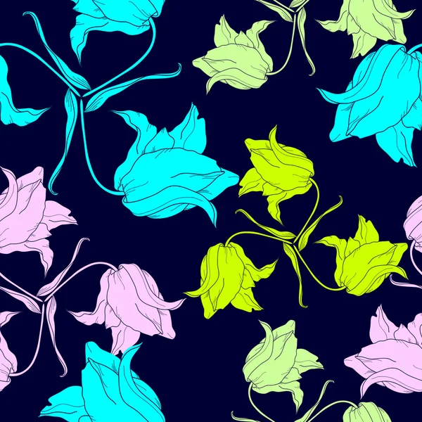 Çiçeklerle kusursuz desen