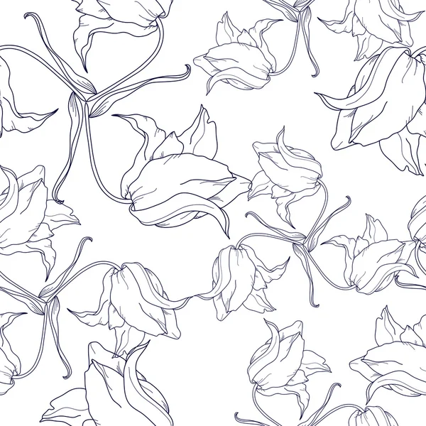 Çiçeklerle kusursuz desen