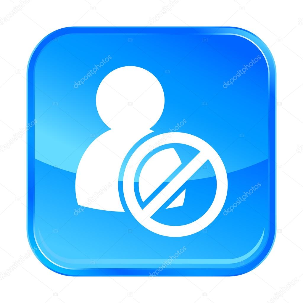 Blue web icon.