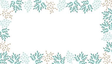  Bahar dallarının ve tomurcuklu dalların çerçevesi