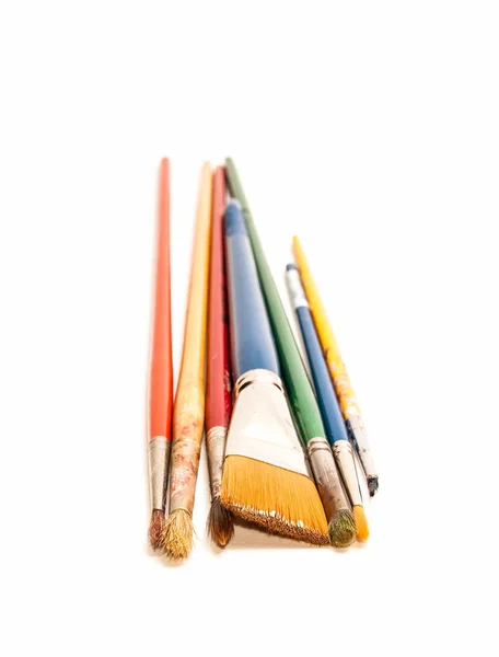 Set of old paintbrushes — Stock Photo, Image