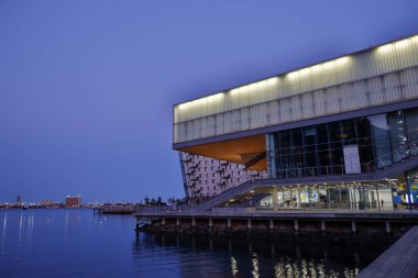 Boston, Massachusetts The Institute of Contemporary Art building in the seaport. clipart