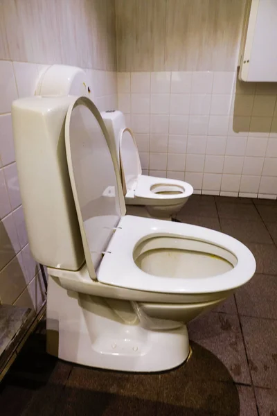 Stockholm Zweden Een Dubbel Toilet Voor Volwassenen Kinderen Een Openbaar — Stockfoto