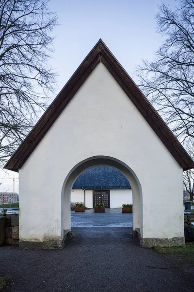 스톡홀름 스웨덴 Jarfrua 교회에 묘지의 — 스톡 사진