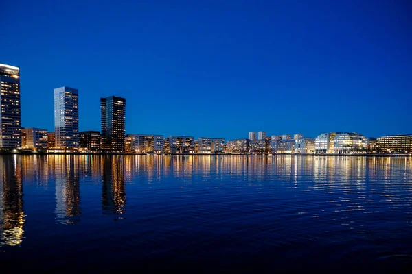 스웨덴 스톡홀름 진호의 스카이라인이른 — 스톡 사진