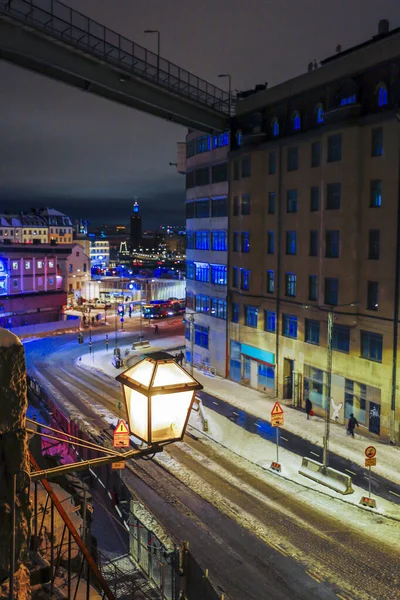 Estocolmo Suecia Escalera Trappor Harald Lindbergs Slussen —  Fotos de Stock