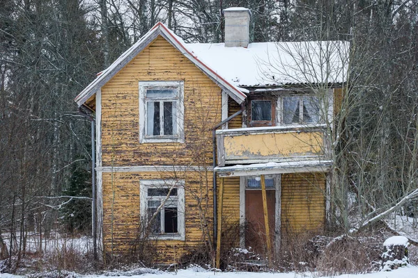 Solbacka Suecia Abandonado Internado Solbacka Hecho Famoso Por Novela Ondskan — Foto de Stock