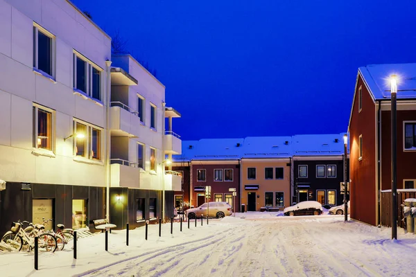 Estocolmo Suécia Novo Complexo Habitacional Subúrbio Racksta Conhecido Como Vallingby — Fotografia de Stock