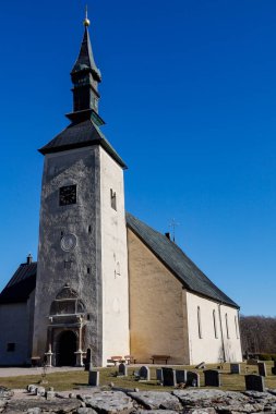 Visingso, İsveç Vattern Gölü 'ndeki Visingso adasındaki Brahe Kilisesi..